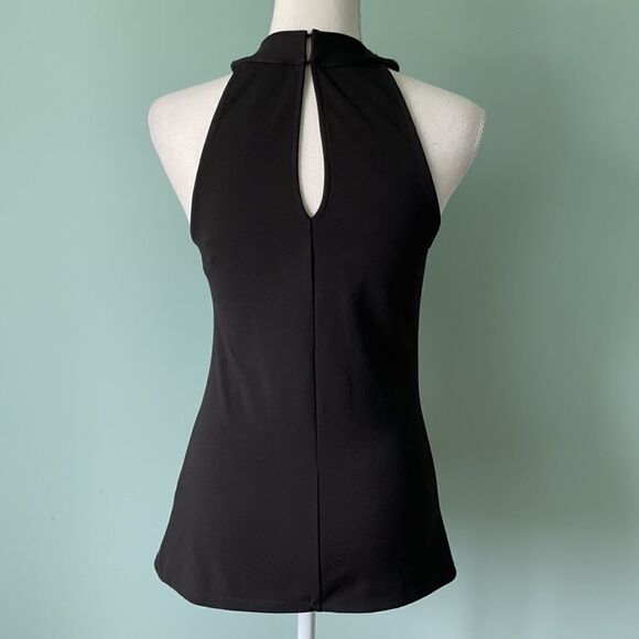 LE Chateau Beaded Scuba Knit Halter Top Size XXS - Picture 5 of 5